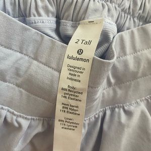 purple lululemon shorts